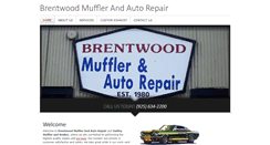 Desktop Screenshot of brentwoodmuffler.com